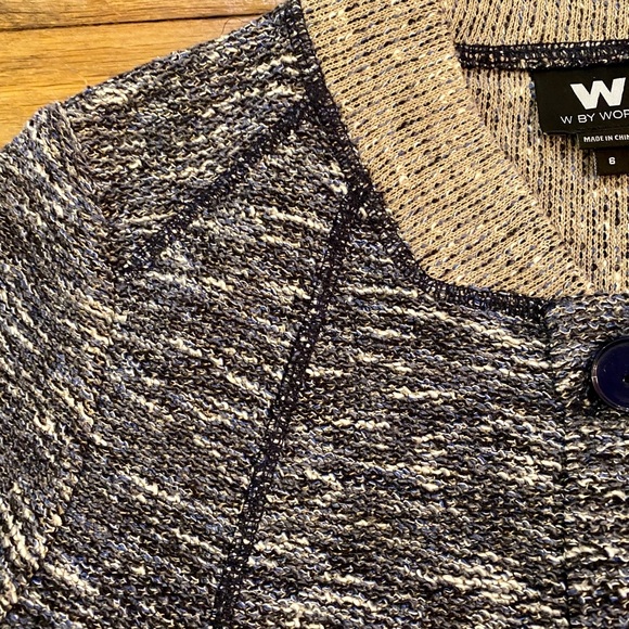 W by WORTH Tweed Sweater/Jacket - Picture 7 of 9